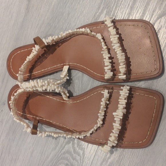 Sz 38 Zara slingback sandal - Picture 2 of 5